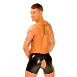 Fist Short en Latex Coupe cycliste avec Zip